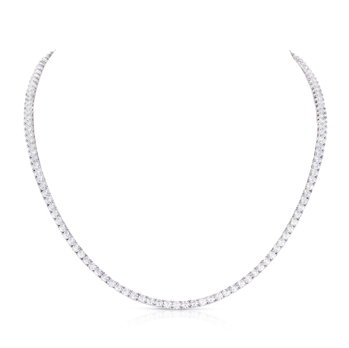 Sterling silver deals tennis chain