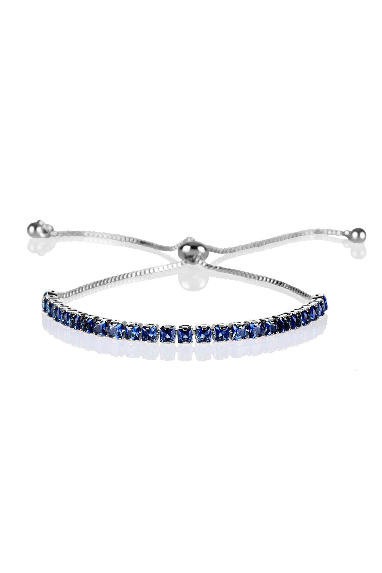 Adjustable Dark Blue Bracelet for Women - namana.london