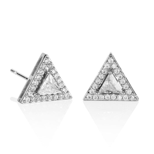 Trillion Stud Earrings for Women - namana.london