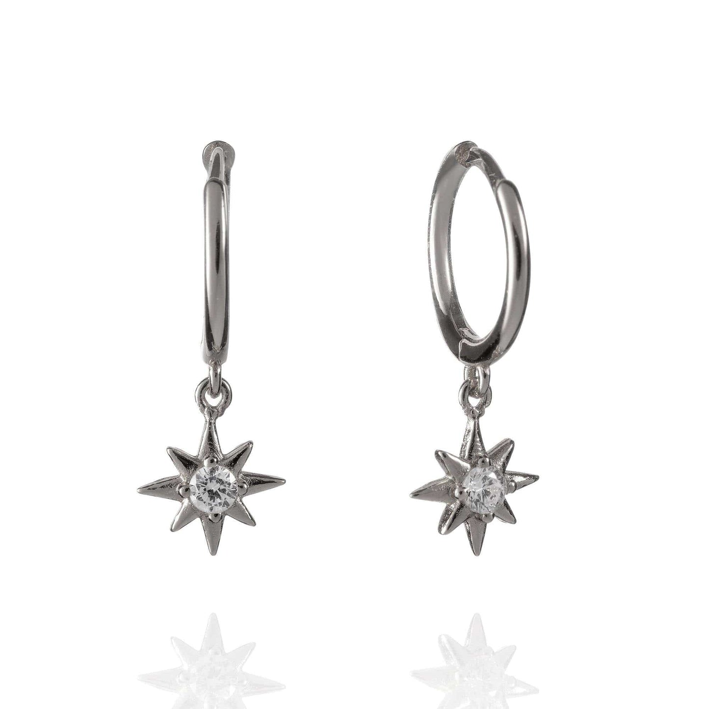 Star Huggie Hoop Earrings for Women - namana.london