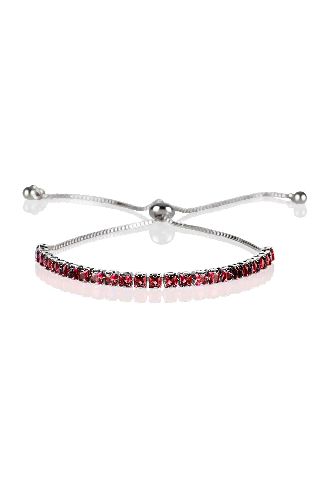Adjustable Red Bracelet for Women - namana.london