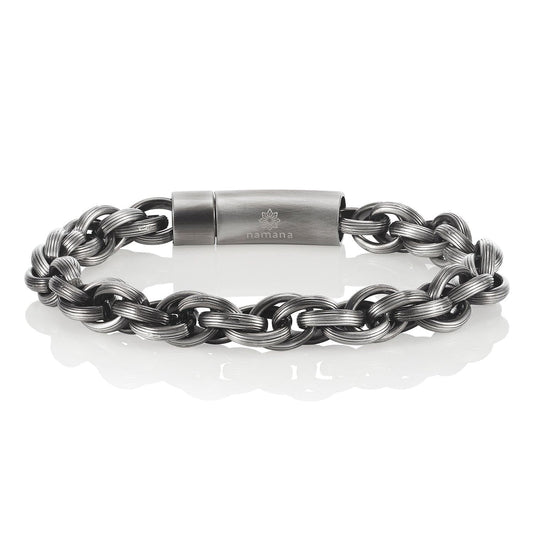 Vintage Stainless Steel Bracelet for Men - namana.london
