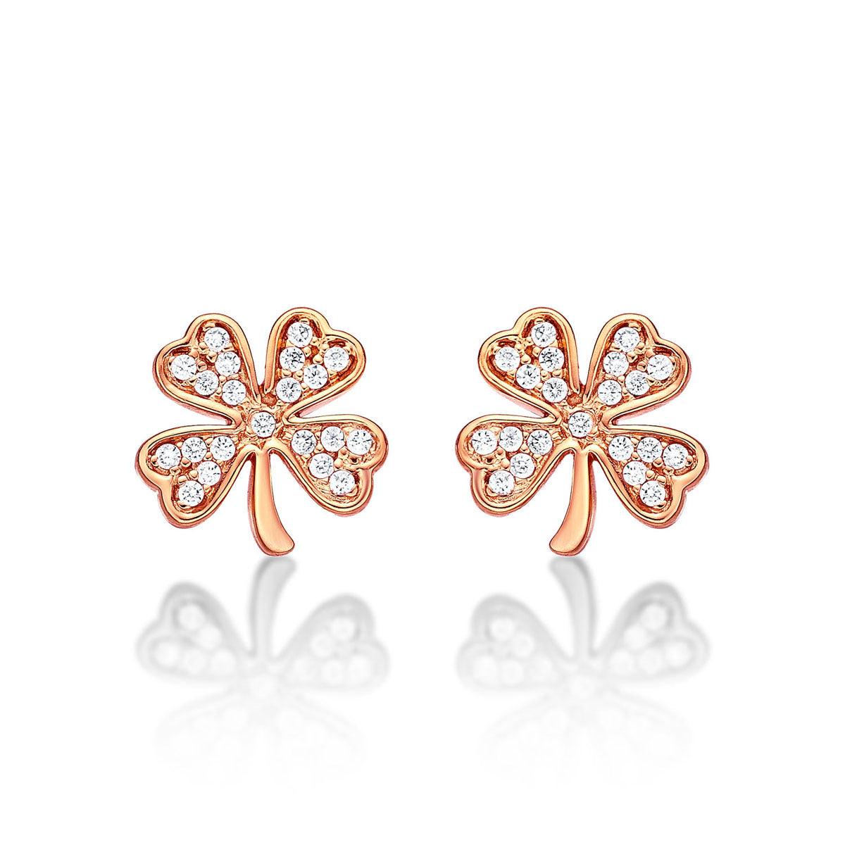 Lucky Four Leaf Grass Letter Earrings, Letter N Golden Stainless Steel  Versatile Simple Earrings For Women - Temu United Arab Emirates