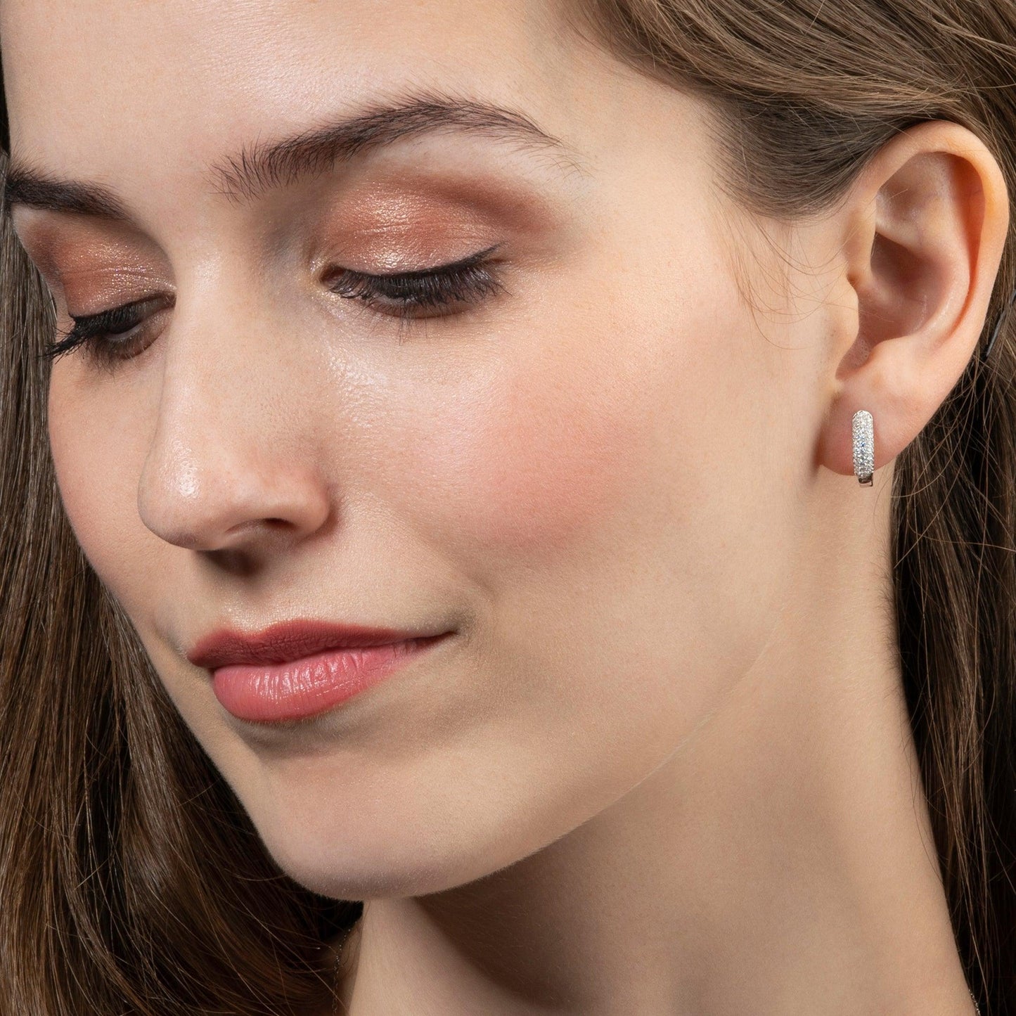 Sterling Silver Micro Silver Huggie Hoop Earrings for Women - namana.london