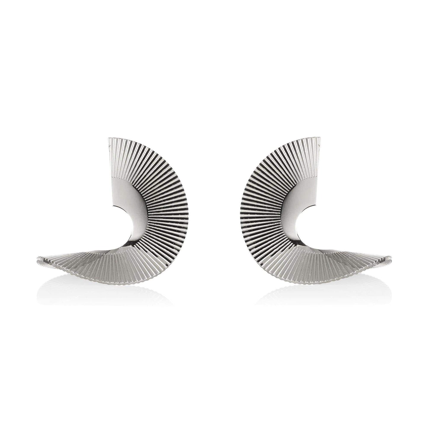 Large Spiral Statement Earrings for Women - namana.london