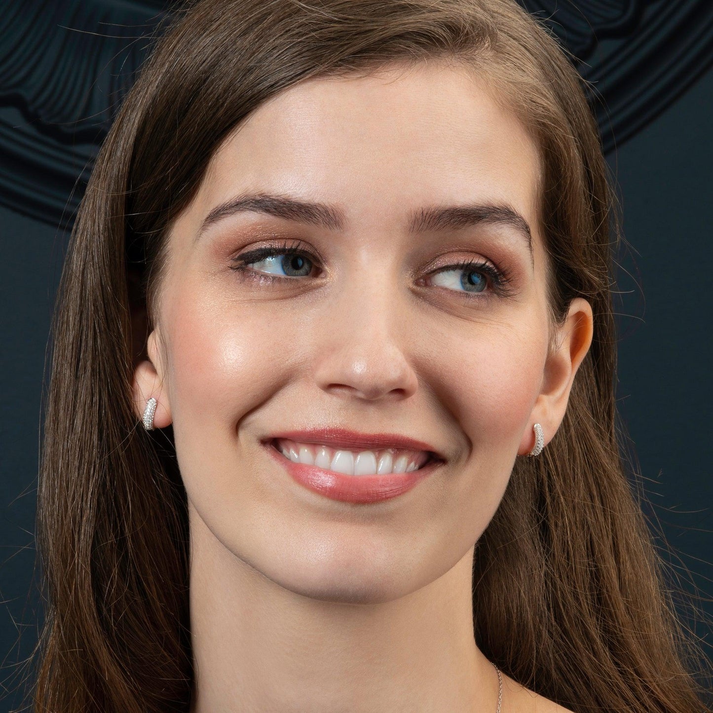 Sterling Silver Micro Silver Huggie Hoop Earrings for Women - namana.london