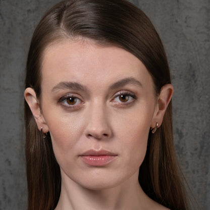 Small Silver Teardrop Earrings for Women and Teen Girls