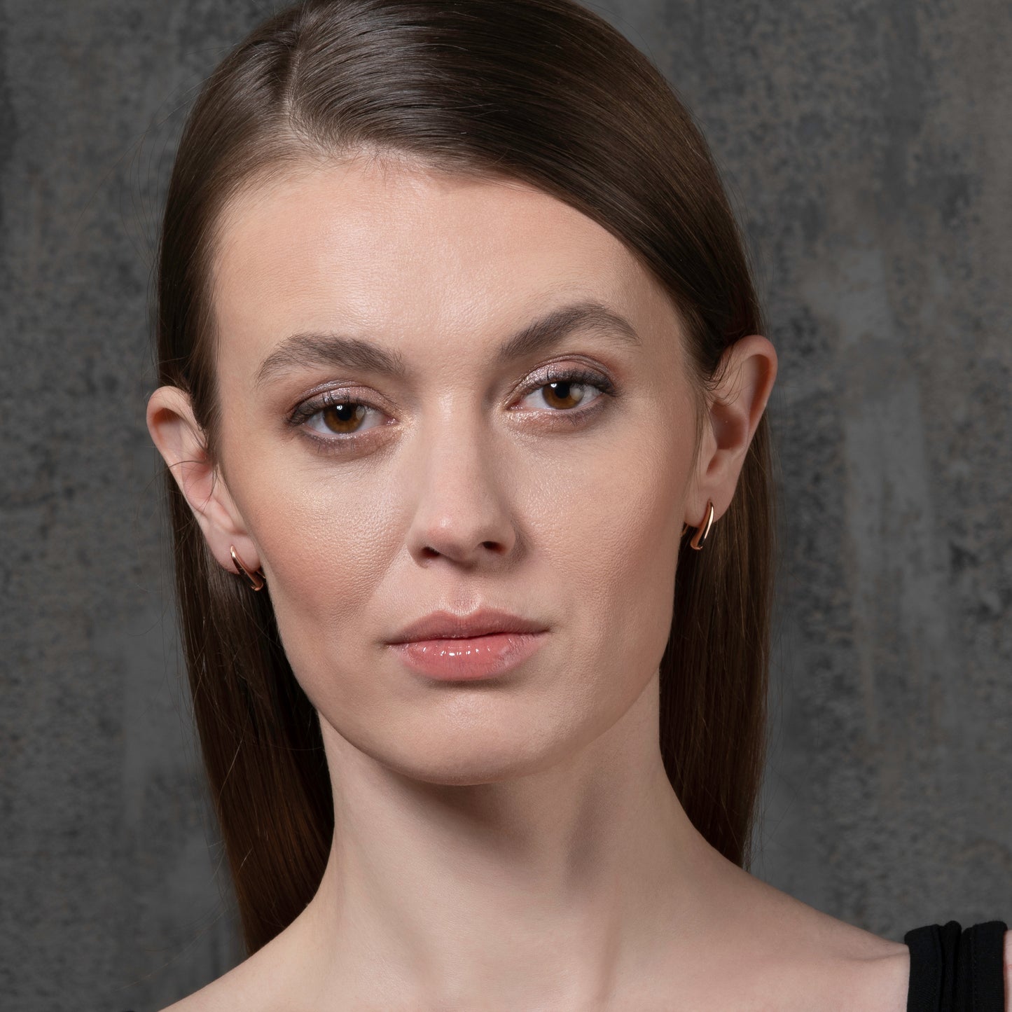 Small  Rose Gold Teardrop Earrings for Women and Teen Girls