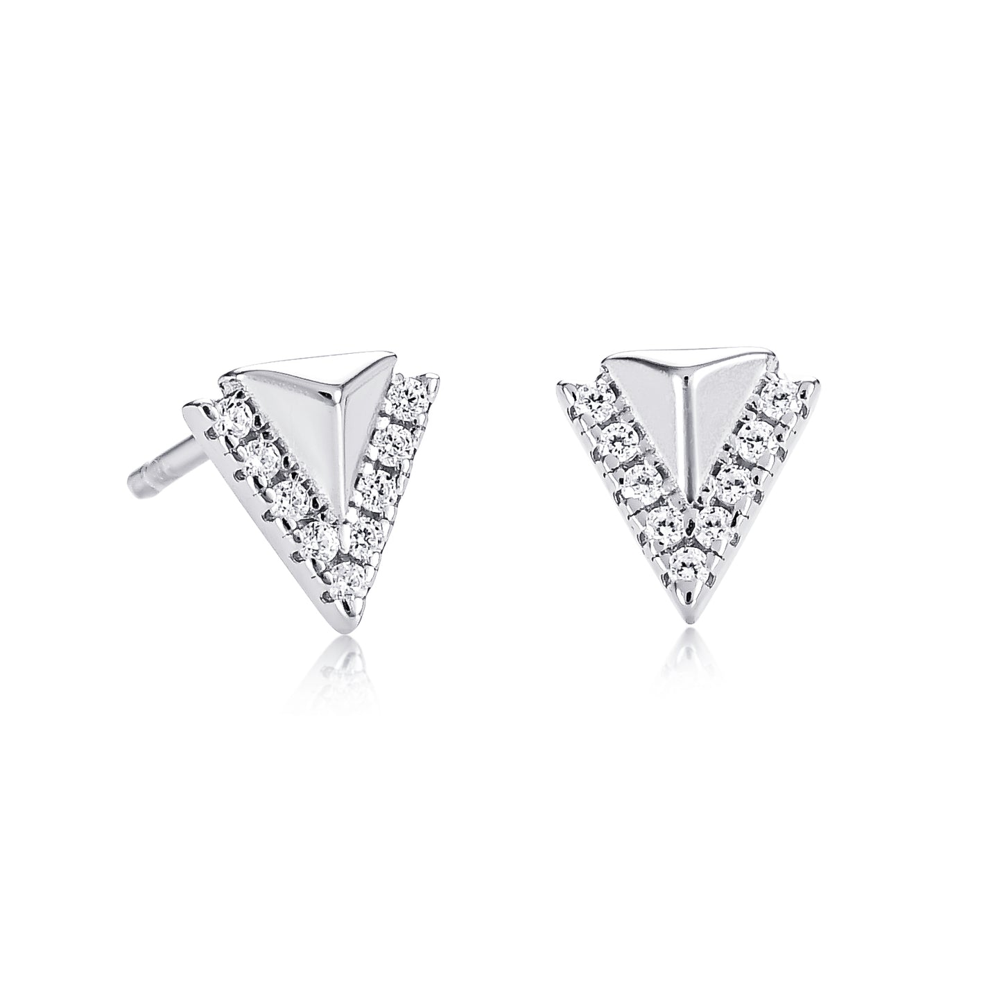 925 Sterling Silver Spike Stud Earrings for Women