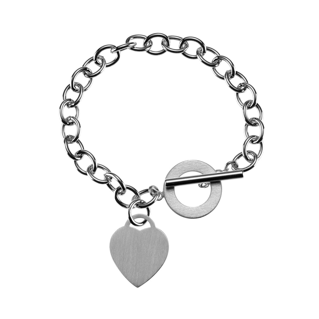 Heart Bracelet for Women. Chunky Bracelet for Women