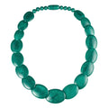 Long Dark Green Chunky Statement Necklace for Women - namana.london