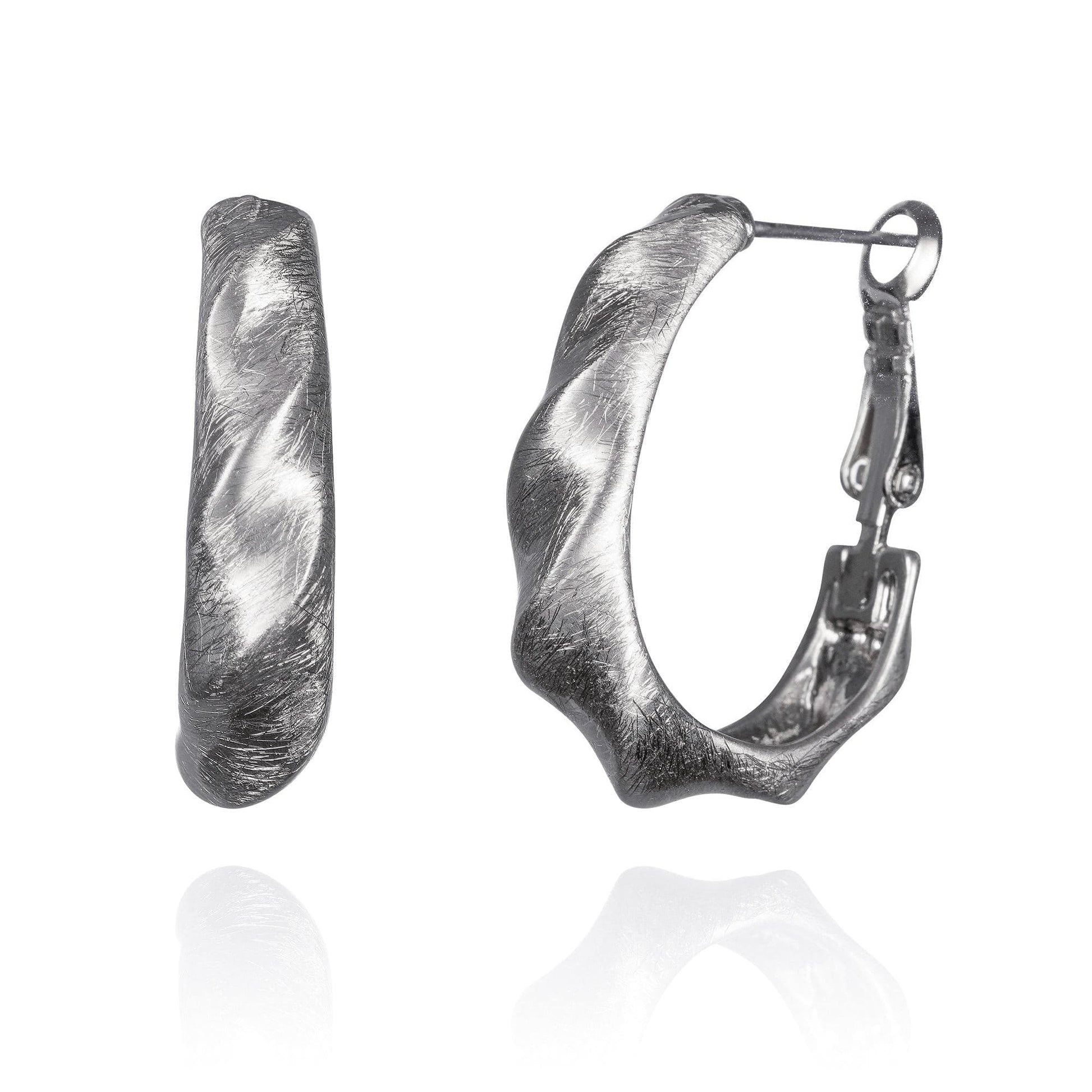 Twisted Large Hoop Earrings for Women - namana.london