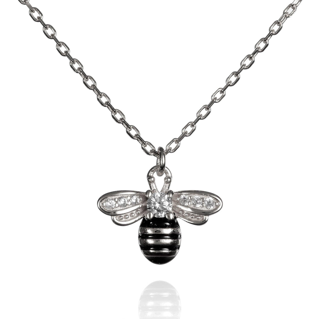 925 Sterling Silver Bumble Bee Necklace for Women - namana.london