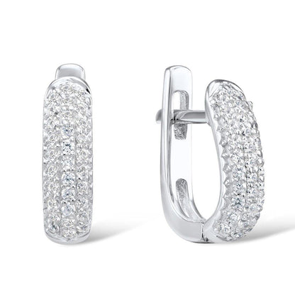 Sterling Silver Micro Silver Huggie Hoop Earrings for Women - namana.london