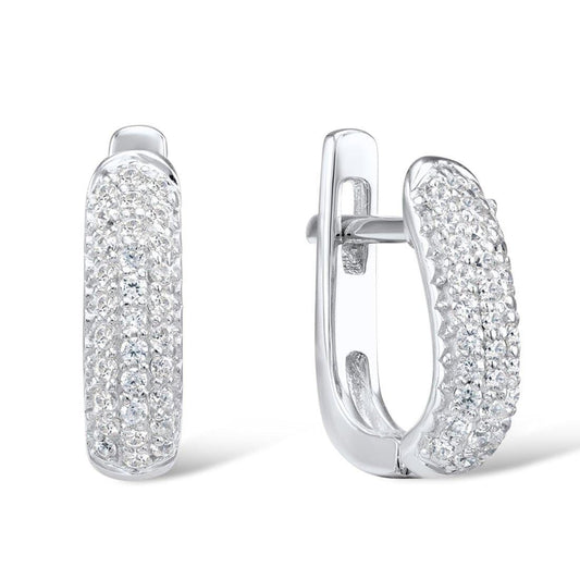 Sterling Silver Micro Silver Huggie Hoop Earrings for Women - namana.london
