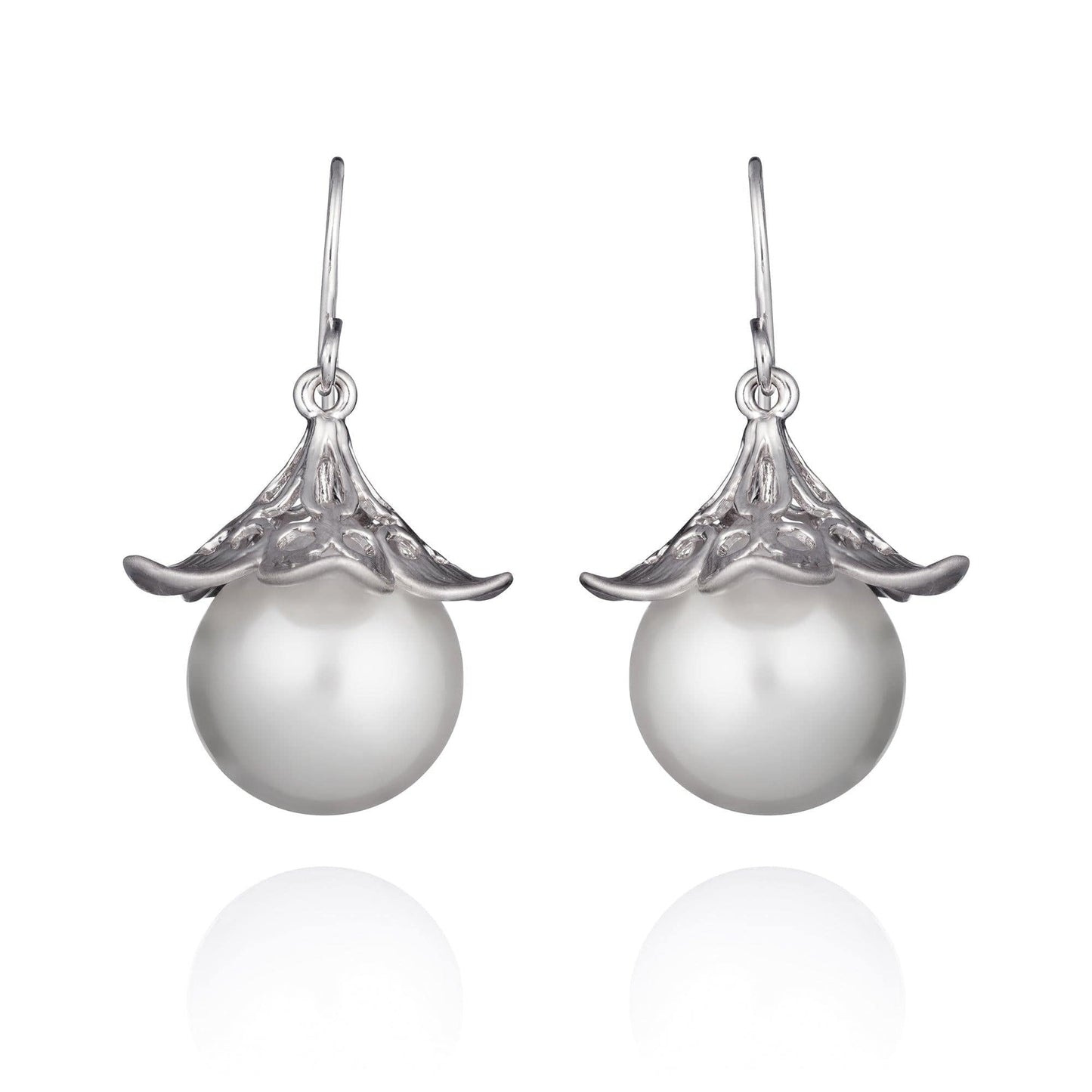 Large Pearl Drop Earrings for Women - namana.london