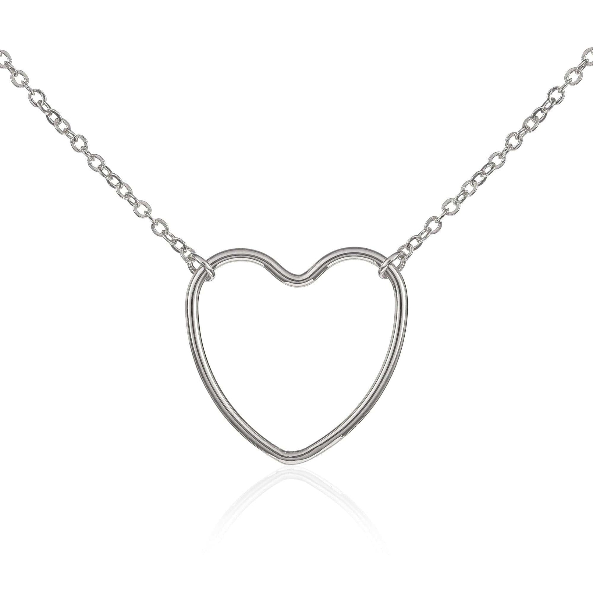 Dainty Heart Pendant Necklace for Women - namana.london