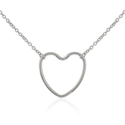Dainty Heart Pendant Necklace for Women - namana.london