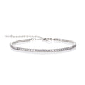 925 Sterling Silver Skinny Tennis Bracelet for Women - namana.london