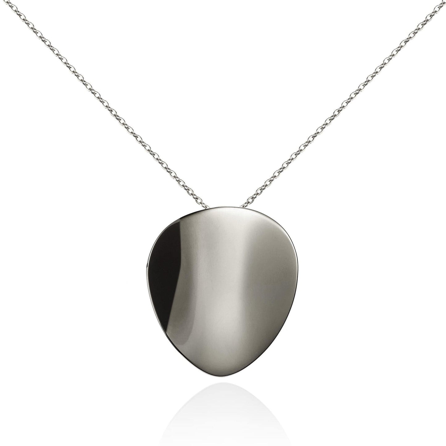 Large Mirror Pendant Necklace for Women - namana.london