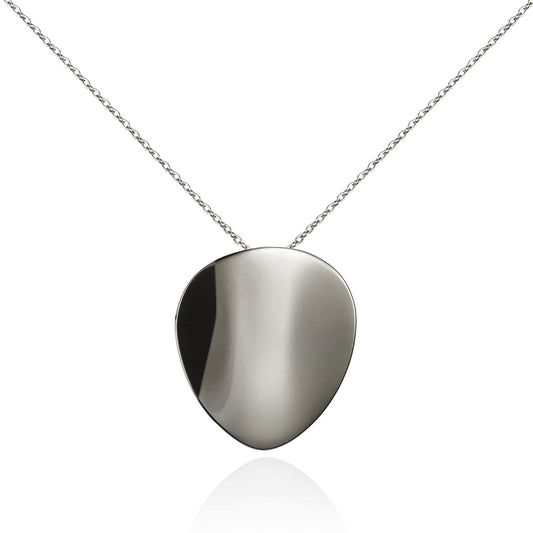 Large Mirror Pendant Necklace for Women - namana.london