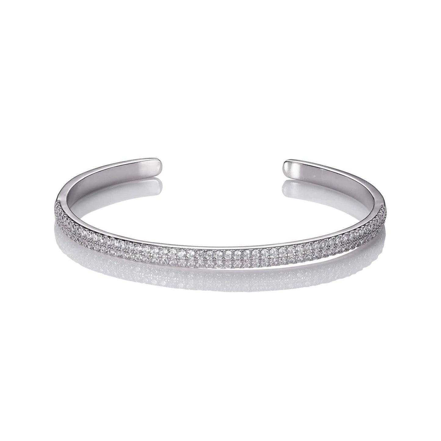 Bangle Bracelet for Women with Cubic Zirconia - namana.london
