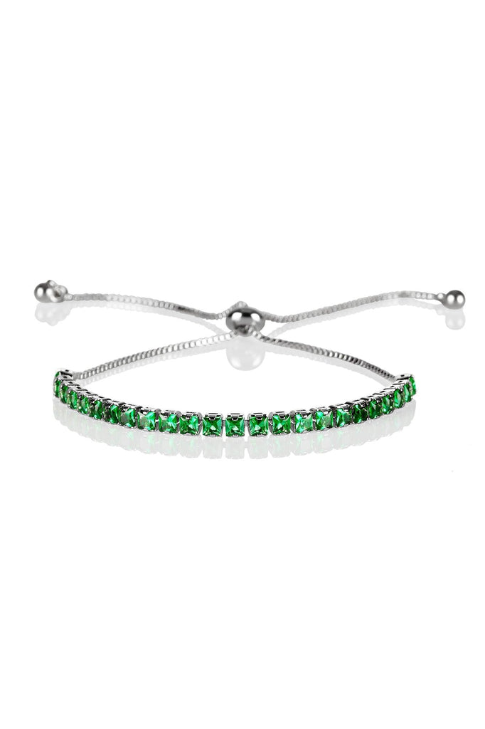 Adjustable Green Bracelet for Women - namana.london