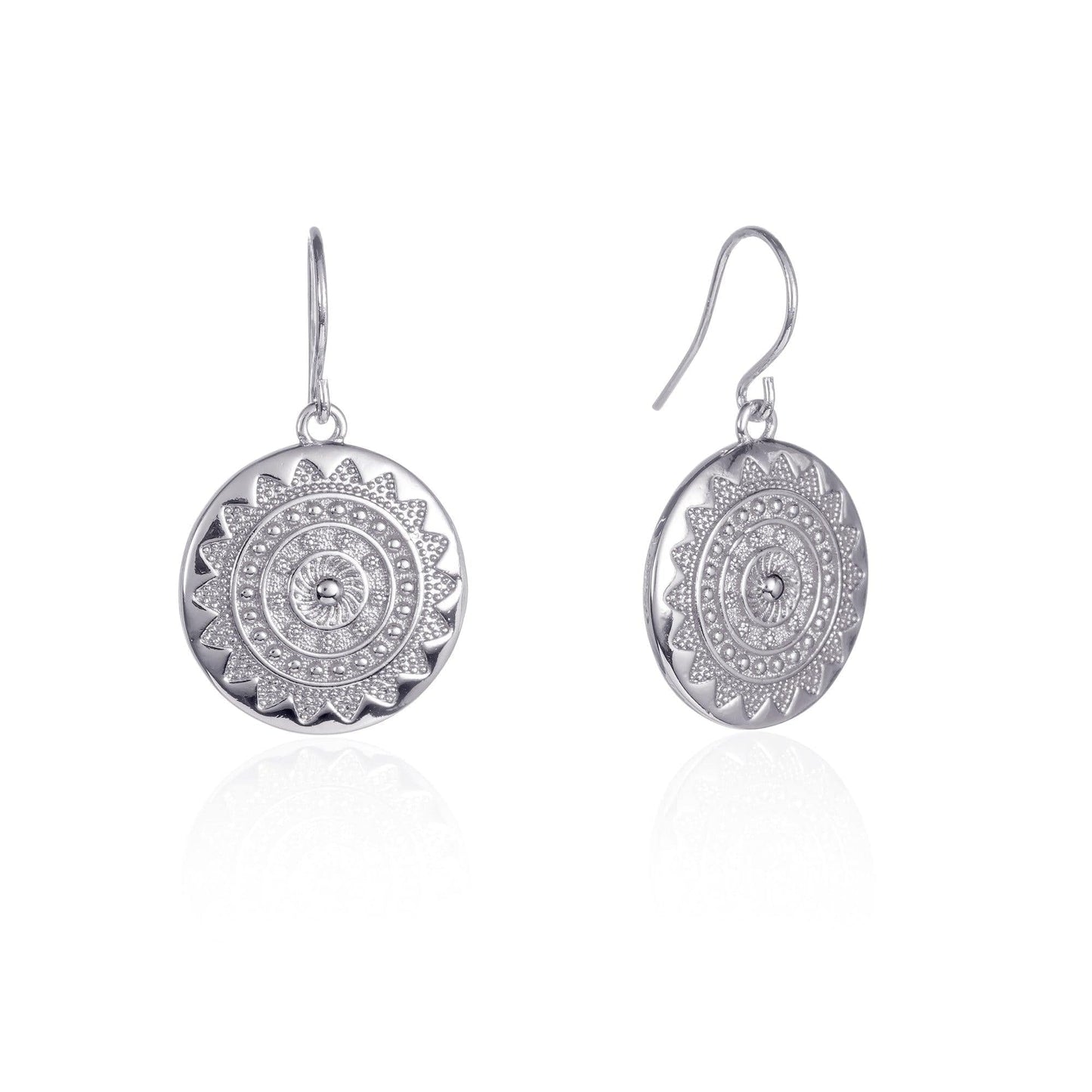 Mandala Dangle Earrings for Women - namana.london