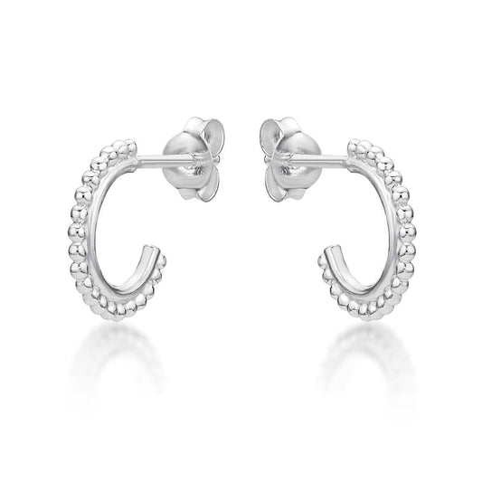 925 Sterling Silver Dainty Small Hoop Earrings for Women - namana.london