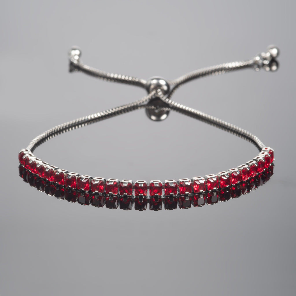 Adjustable Red Bracelet for Women - namana.london