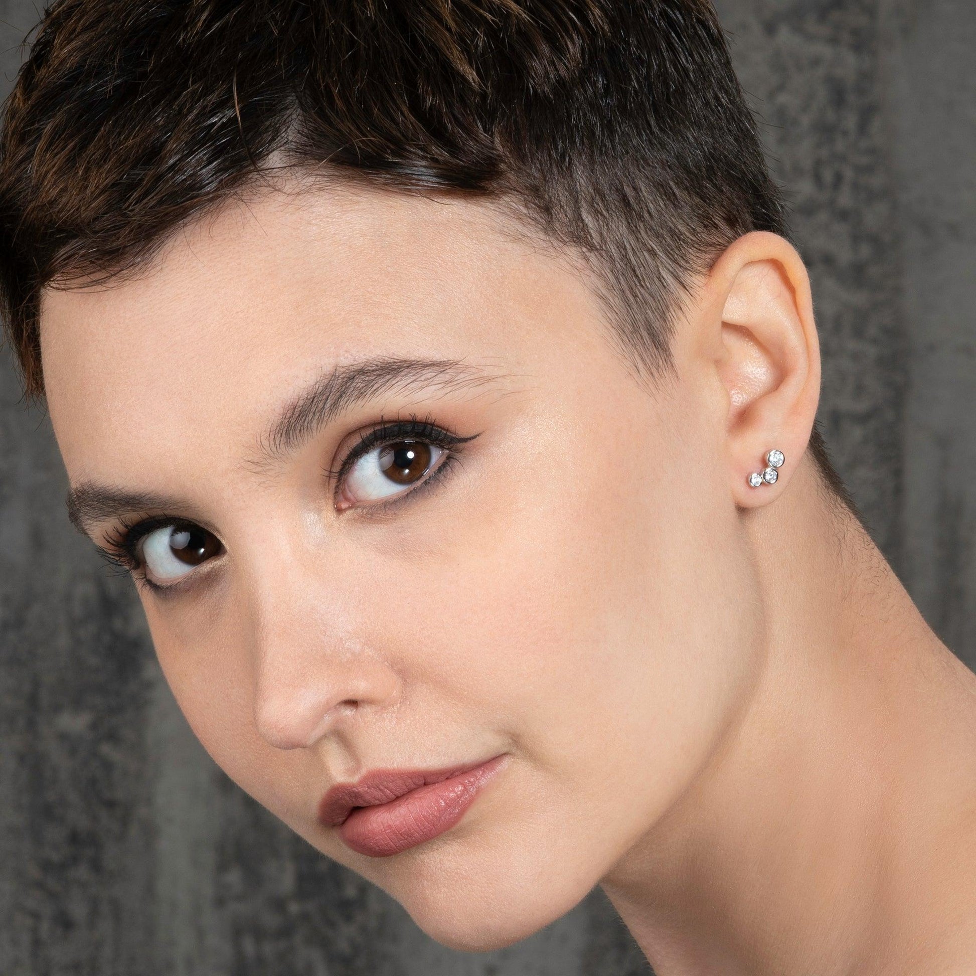 925 Sterling Silver Ear Climber Earrings for Women - namana.london