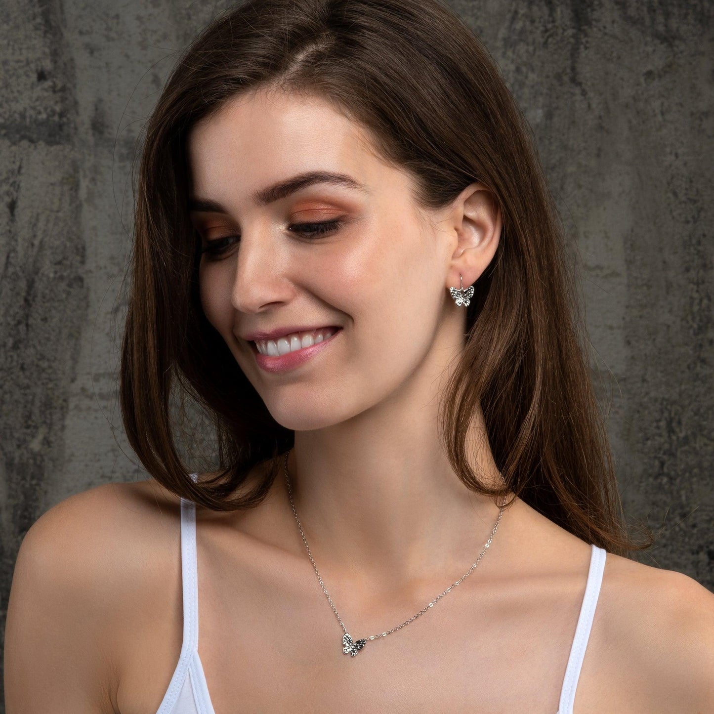 Cute Butterfly Dangle Earrings for Women - namana.london