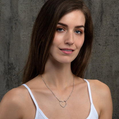 Dainty Heart Pendant Necklace for Women - namana.london