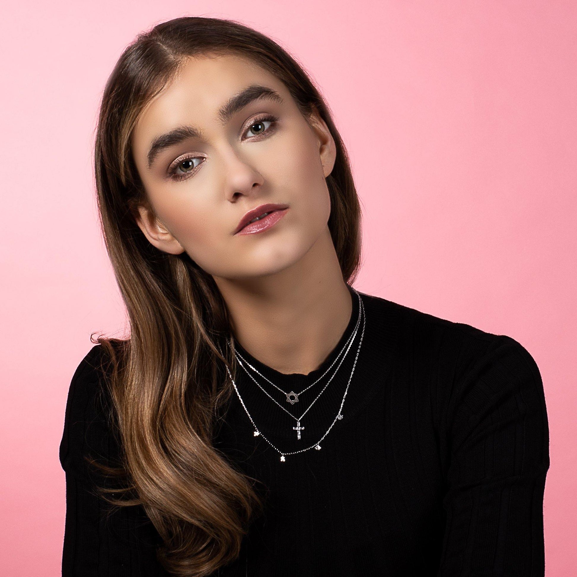 Puzzle Collar Necklace with Jigsaw Charms - namana.london