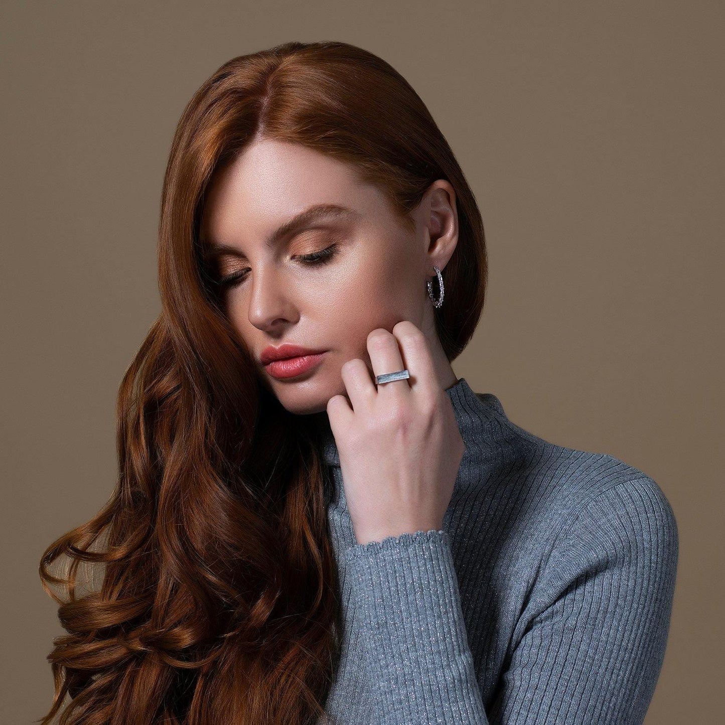 Adjustable Plain Silver Bar Ring for Women - namana.london