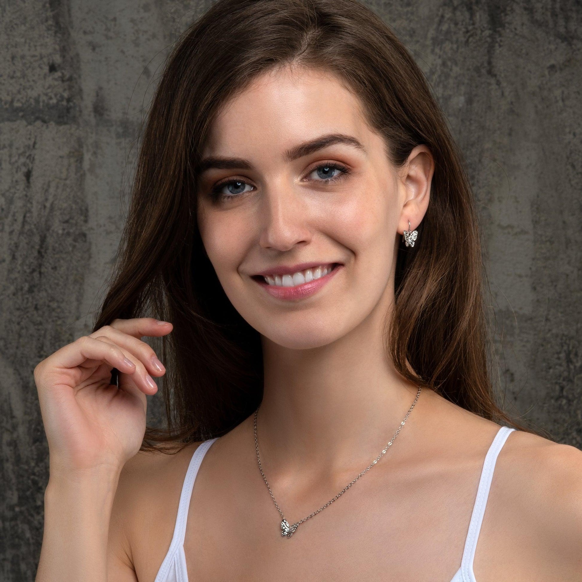 Cute Butterfly Dangle Earrings for Women - namana.london