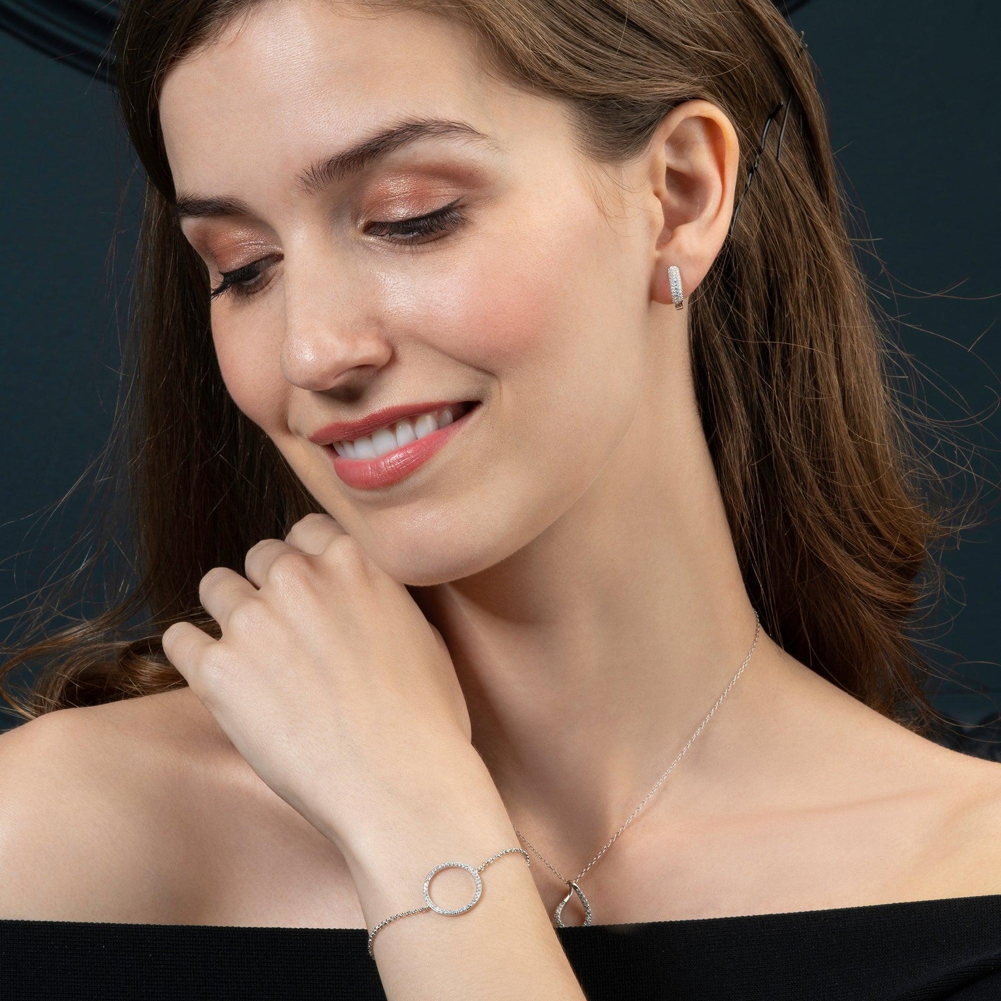 Sterling Silver Micro Silver Huggie Hoop Earrings for Women - namana.london