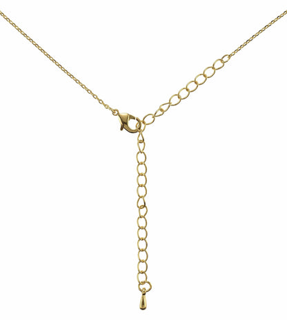 Gold Butterfly Pendant Necklace with Brushed Finish - namana.london