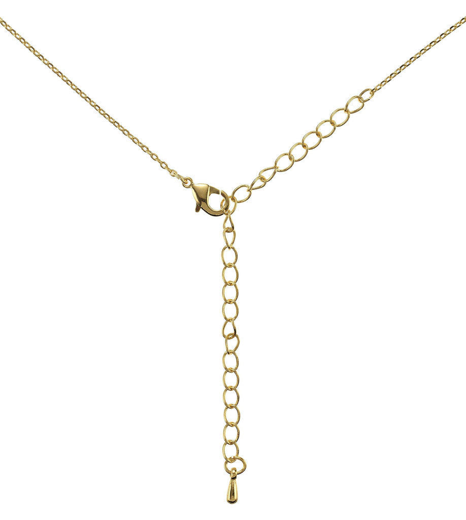 Gold Butterfly Pendant Necklace with Brushed Finish - namana.london