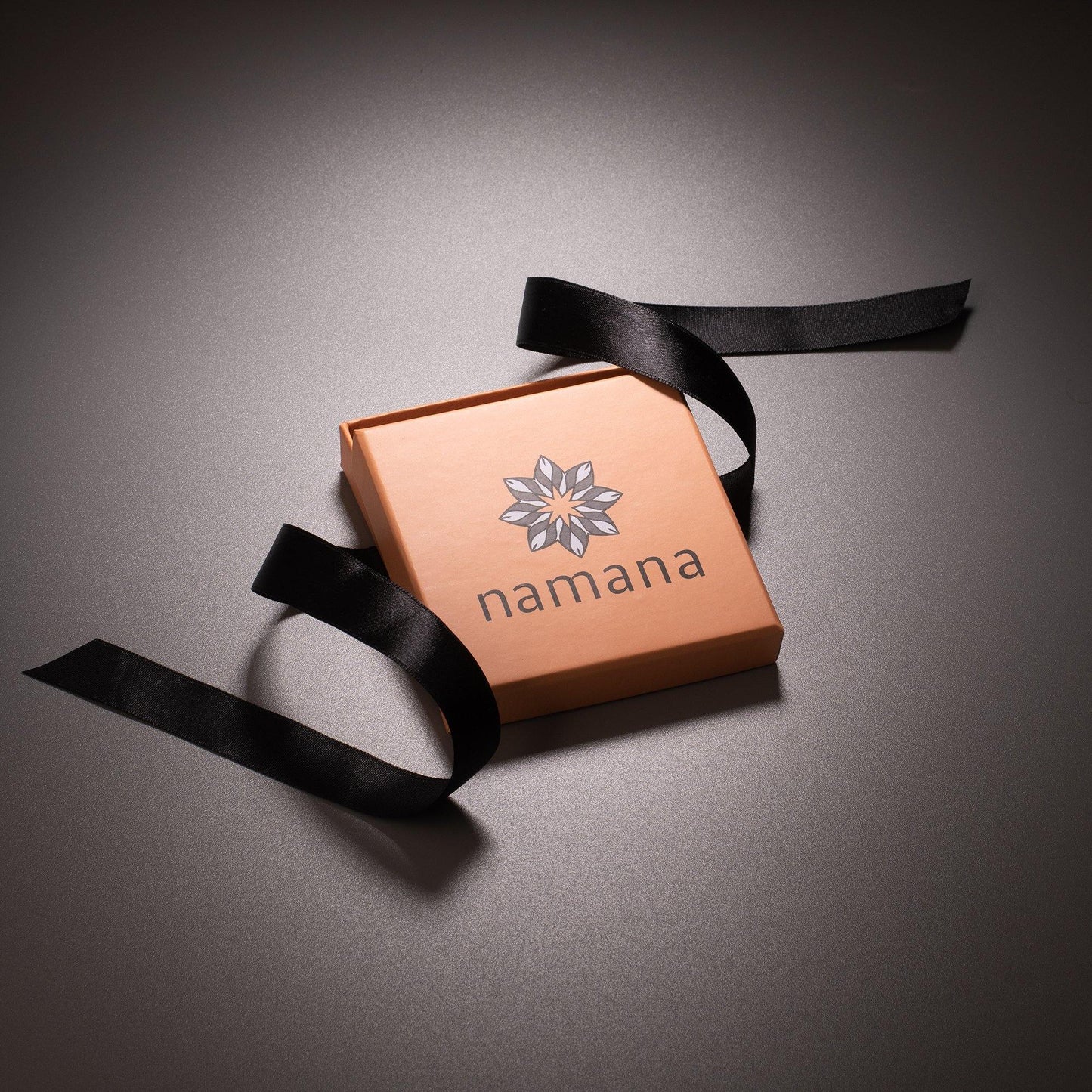 Double Disc Pendant Necklace with Swarovski Crystals - namana.london