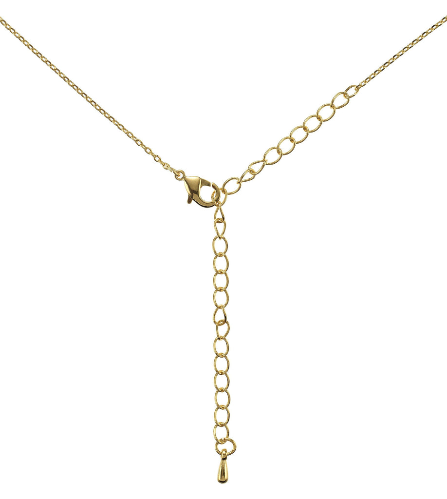 Gold Panther Pendant Necklace with Brushed Finish