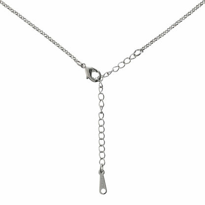 Triangle Red Pendant Necklace for Women - namana.london